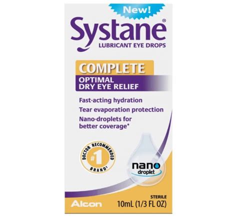 Systane Complete Lubricant Eye Drops 10ml Dry Eye Relief