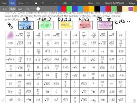 Classifying Real Numbers Mystery Pattern YouTube