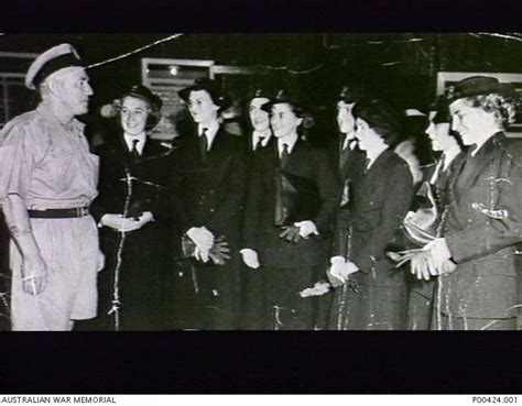 Group Portrait Of The First Member Of The Womens Royal Australian