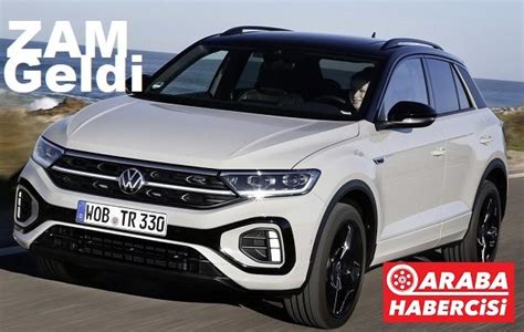 Volkswagen T Roc fiyat listesi Aralık 0 km T Roc 2022 VW T Roc