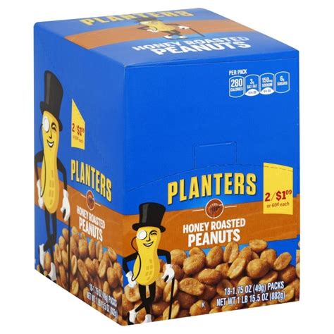 PLANTERS HONEY ROASTED PEANUTS - US Foods CHEF'STORE