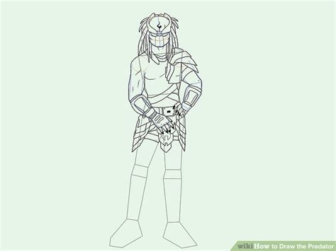 How To Draw The Predator With Pictures Wikihow