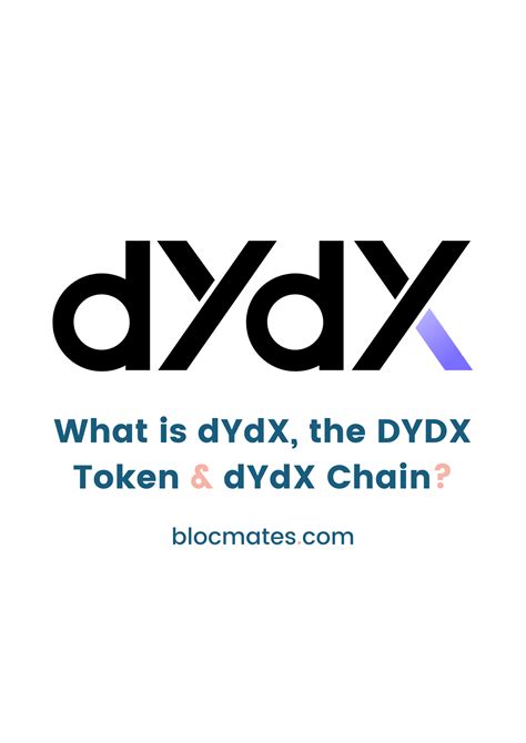 What Is Dydx Dydx Token And The Dydx Chain