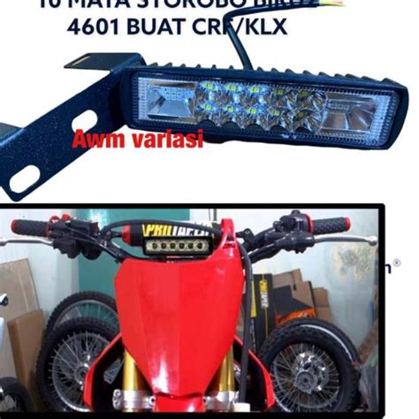 Jual Lampu Papan Klx Crf Ktm Viar Lampu Supermoto Lampu Led Depan