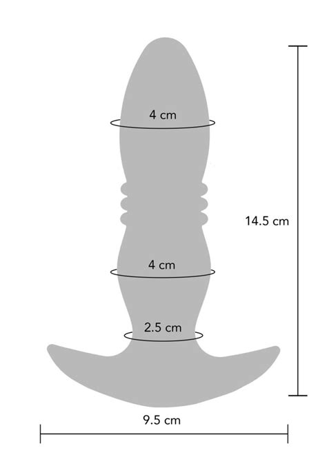 Thrusting Vibrating Anal Plug EroticaOnline