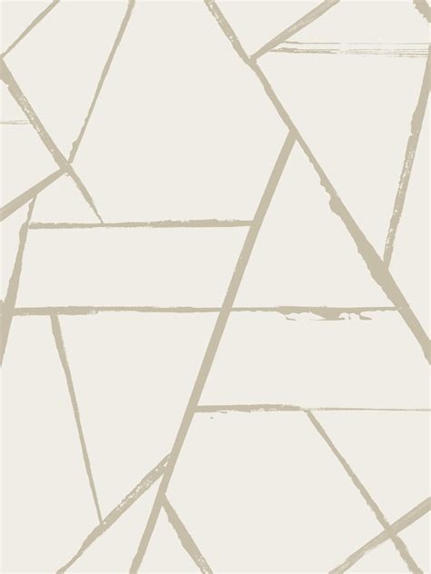 Beige Metallic Intersect Wallpaper - The Wallpaper Guy