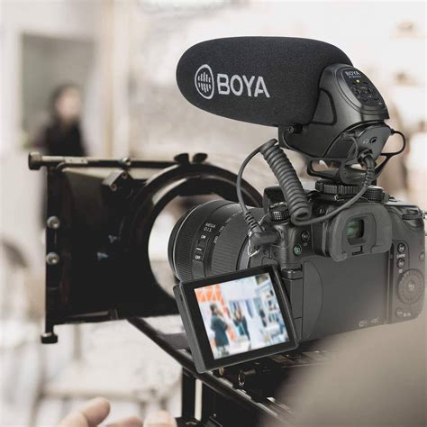 Boya By Bm Dslr On Camera Super Cardioid Shotgun Microphone