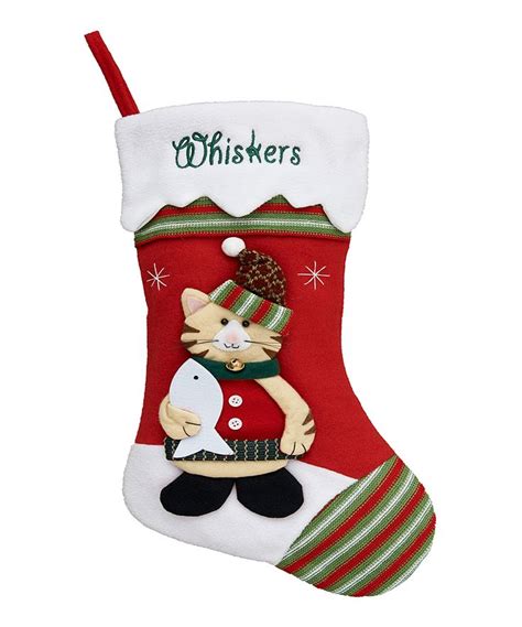Personal Creations Winter Wonderland Cat Personalized Stocking