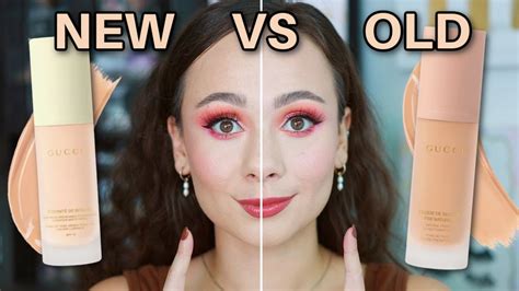 New Gucci Luminous Matte Vs Old Gucci Natural Finish Foundation Youtube