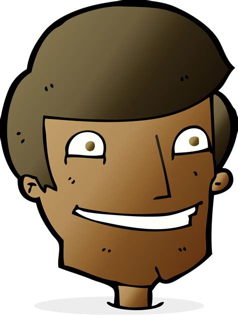 Cartoon Grinning Man 40287102 Png