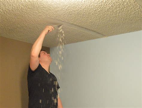 The Simple Trick To Remove Popcorn Ceilings Removing Popcorn Ceiling Popcorn Ceiling Popcorn