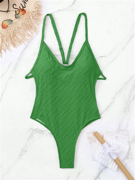 Women S Backless One Piece Swimsuit 2024 New Sexy Minimalist Swimwear With Special Fabric And