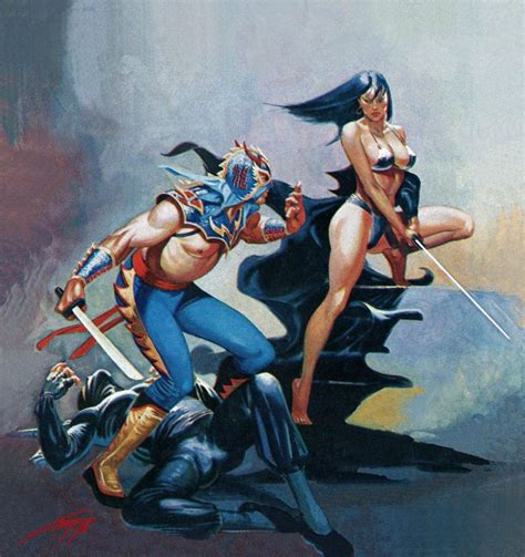 The Warrior To Love By Rafael Gallur Comics Mexico Blue Demon