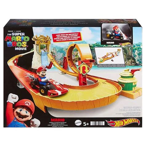 Hot Wheels Pista Super Mario Bros Filme Corrida Na Selva Mattel Cad Meu Jogo