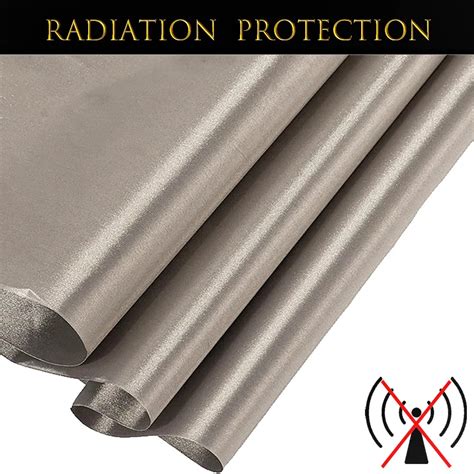 Military Grade Copper Fabric Reducing EMF EMI RFID Blocking Radiation