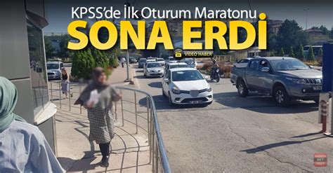 KPSS İLK OTURUM SONA ERDİ Karabük Net Haber