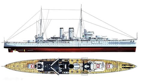 Hms Exeter 68 Second And Last York Class Heavy Cruiser Built For The Royal Navy Missioned