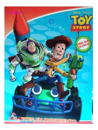 Libros Colorear Toy Story Cajas Crayones Mercadolibre