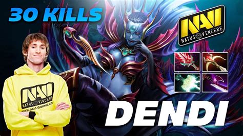 Dendi Queen Of Pain 30 Frags Dota 2 Pro Mmr Gameplay Youtube