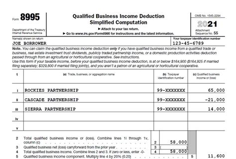 2023 Form 8995 Printable Forms Free Online