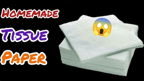 How To Make Tissue Paper Homemade Tissue Paper Diy Tissue Paper Youtube