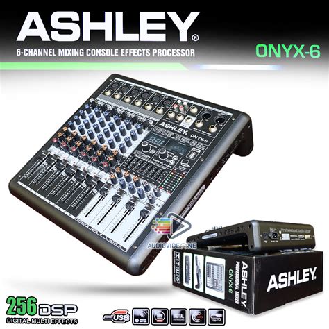 Mixer Ashley Onyx 6 Mixer Audio 6 Chanel Bluetooth Bisa Record To Pc