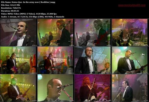 Status Quo In The Army Now Rockline MusicVideo80