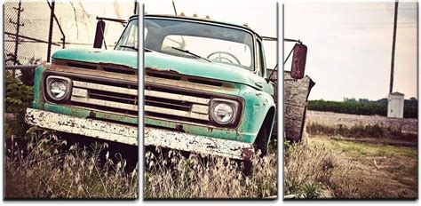 Old Rusty Farm Truck Canvas Art Canvas Art