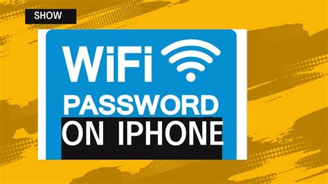 How To See WIFI Password On IPhone How To Show Wifi Password On Your