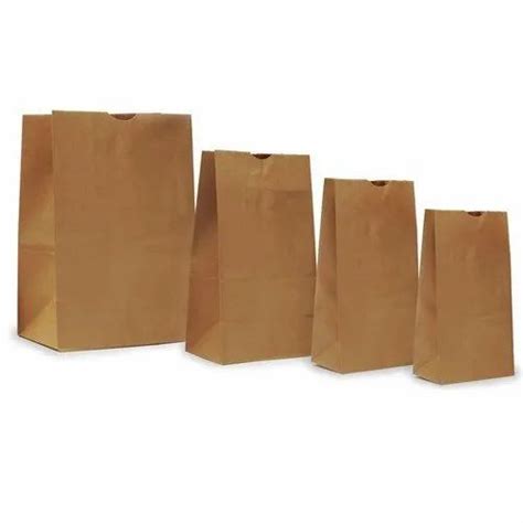 Plain Brown Kraft Paper Grocery Bag Capacity Kg At Rs Piece