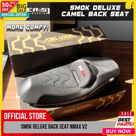 Smok Deluxe Camel Back Seat Type For Nmax V W Freebies Shopee