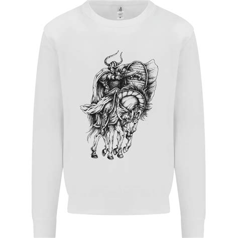 Odin the Viking on Horseback Valhalla Gods Mens Sweatshirt Jumper - Walmart.com