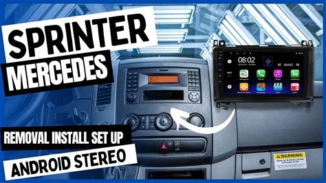 Removal Original Radio Mercedes Sprinter VW Crafter And Install Android