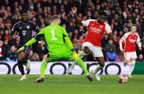 UCL Arsenal Denied Late Penalty In Thrilling 2 2 Draw Against Bayern