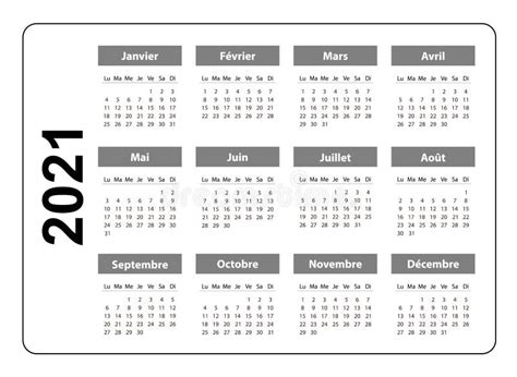 Calendario De Bolsillo Horizontal En A O Franc S Plantilla De