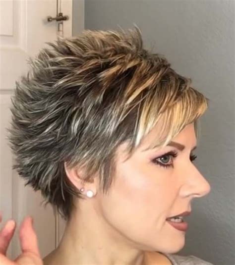 Short Spiky Hairstyles For Women Over 50 ShortHairstyles Short