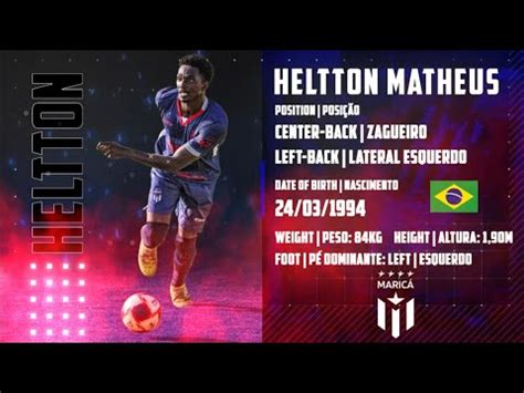 Heltton Center Back Left Back Zagueiro Lateral Esquerdo