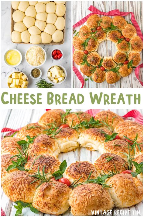 Cheese Bread Wreath - Retro Potluck