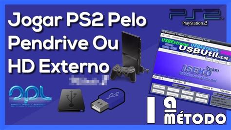 1ª MÉTODO DE COMO BAIXAR E INSTALAR JOGOS DE PS2 NO PENDRIVE OU HD