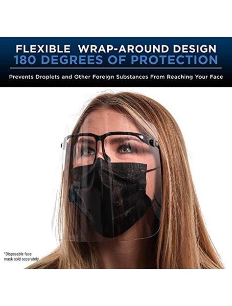 Buy Tcp Global Salon World Safety Face Shields With Glasses Frames