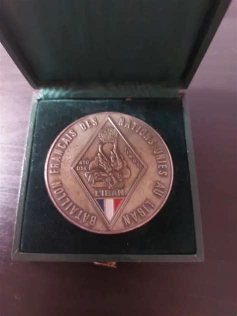 MEDAILLE MILITAIRE BATAILLON Français Des Nations Unies Au Liban 22e