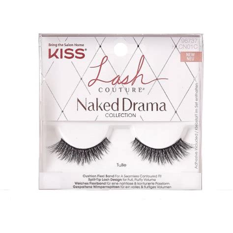 Kiss Lash Couture Naked Drama Tulle Eyelashes Compare Prices Where