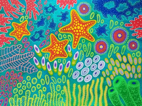 Underwater World - my acrylic painting A4 : r/ImaginaryColorscapes