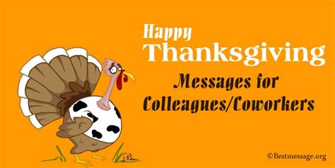 Happy Thanksgiving Messages for Colleagues/Coworkers