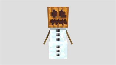 Minecraft Snow Golem Face