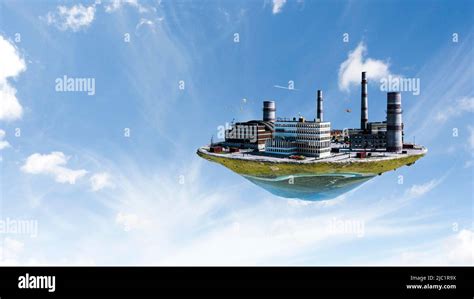 industrial power plant  smokestack stock photo alamy