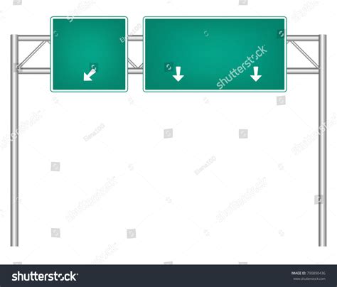 Highway Road Sign Vector Design Stock Vector (Royalty Free) 790890436 ...