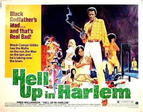 Hell Up In Harlem Movie Poster Illustration By Robert Tanenbaum 1973