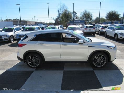 2019 Lunar White Infiniti Qx50 Essential Awd 131608815 Photo 3