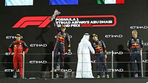 Verstappen Wins 2022 Abu Dhabi F1 Race Leclerc Claims 2nd Ahead Of Perez